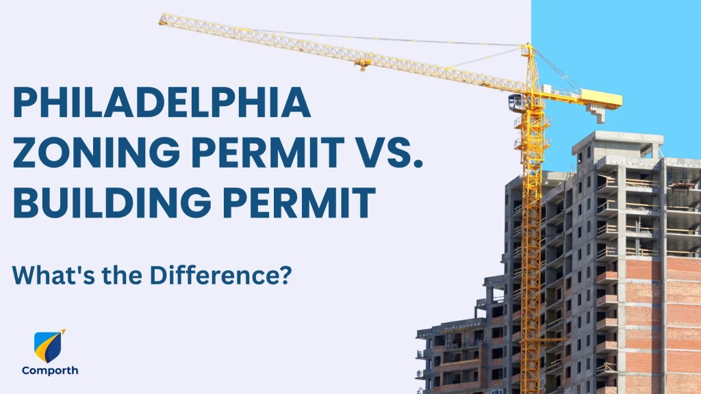 New construction project in Philadelphia requiring zoning approval and building permits.